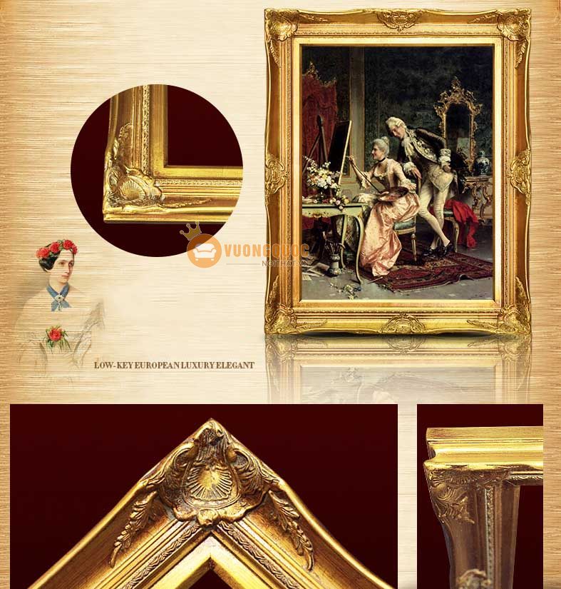 tranh trang trí phong cách cổ điển châu âu HYY125-8